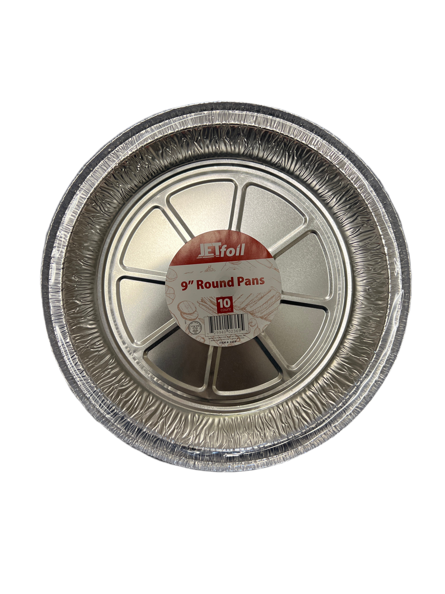 Jetfoil #2369 9” round baking pan 10ct