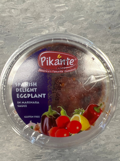 Pikante Spanish delight eggplant in marinara sauce. Gluten free 8oz