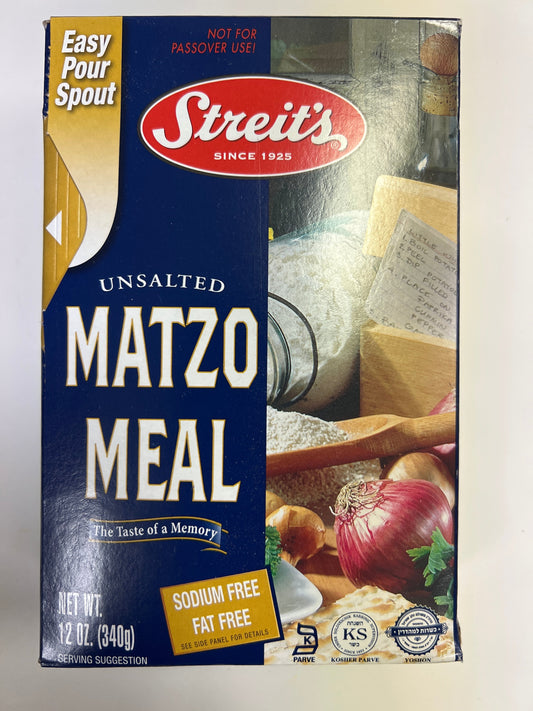 Streits unsalted matzo meal