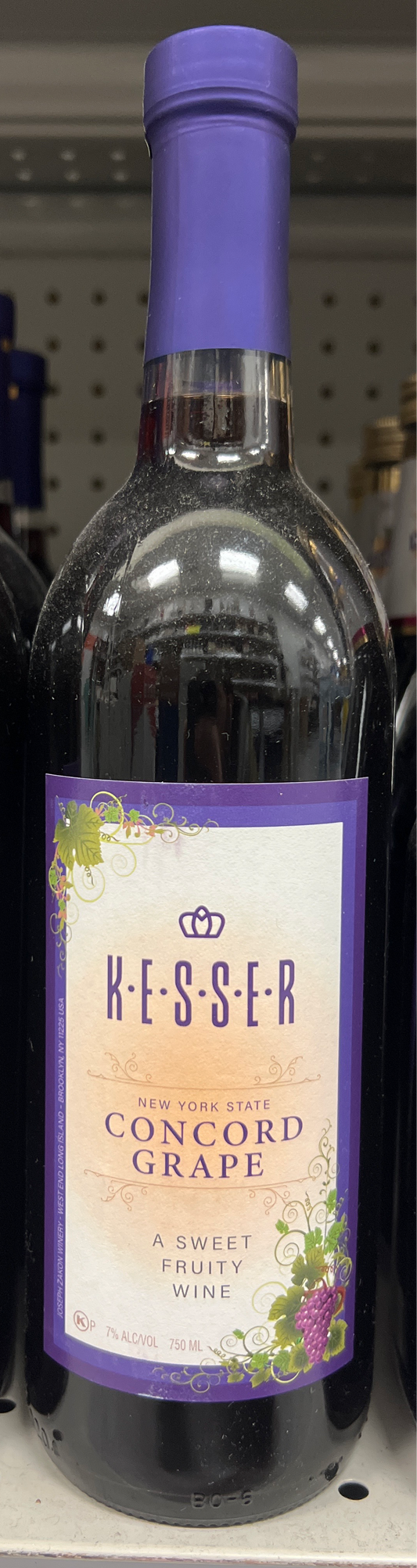 Kesser Concord Grape Wine New York