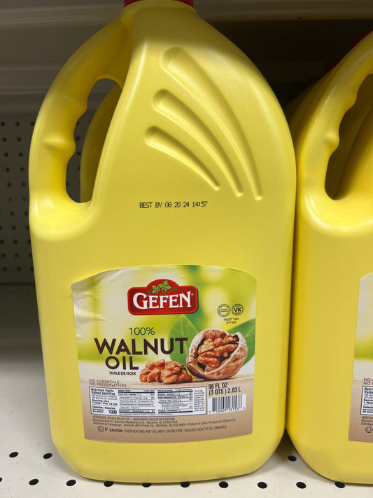 Gefen 100% walnut oil 96oz