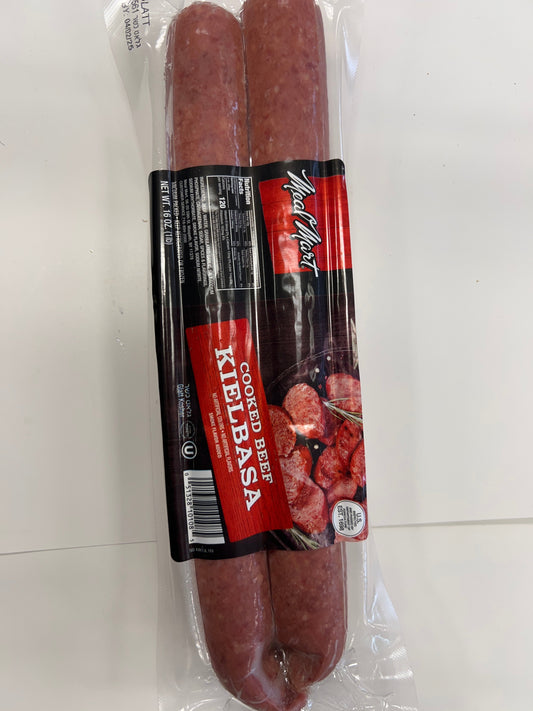 Meal mart cooked beef kielbasa sausage