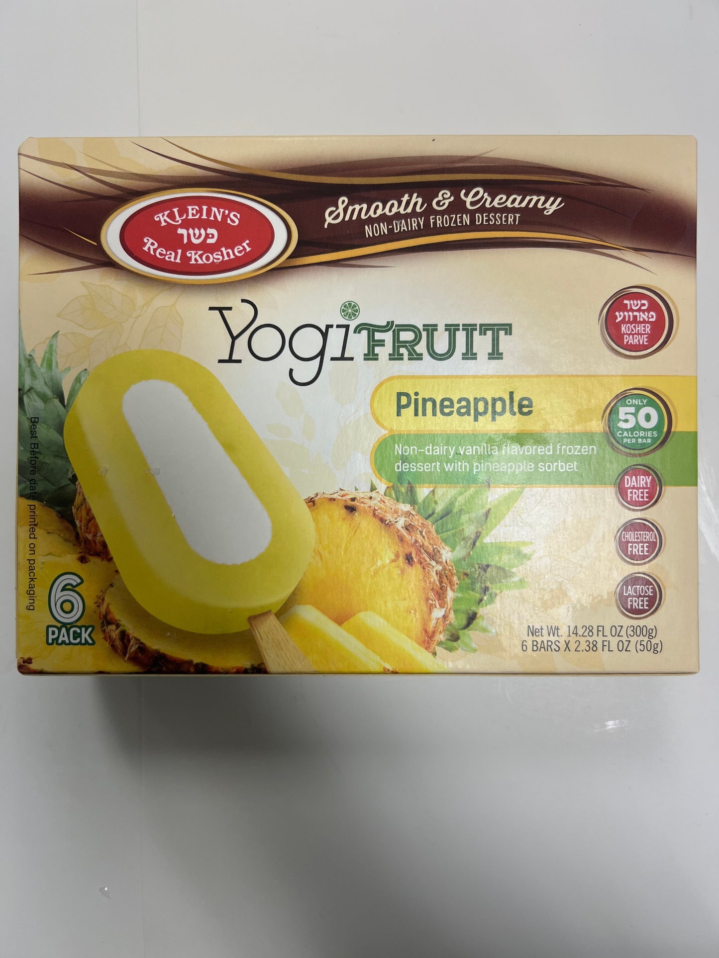 Klein’s parve yogifruit pineapple