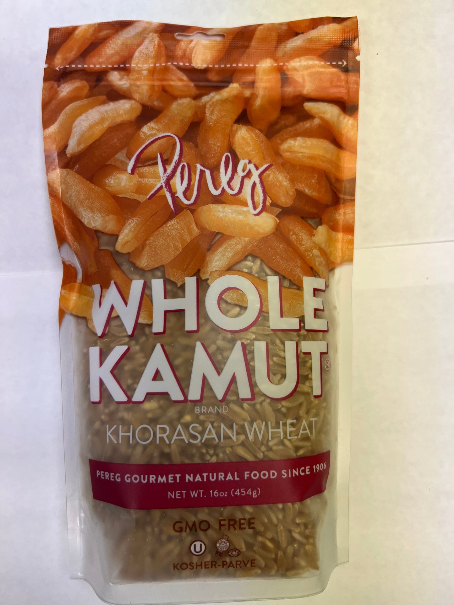 Pereg while kamut khorasan wheat