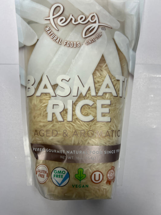Pereg basmati rice aged and aromatic 16 ounces￼