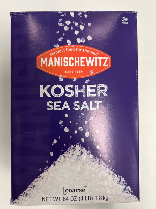 Manischewitz kosher sea salt coarse