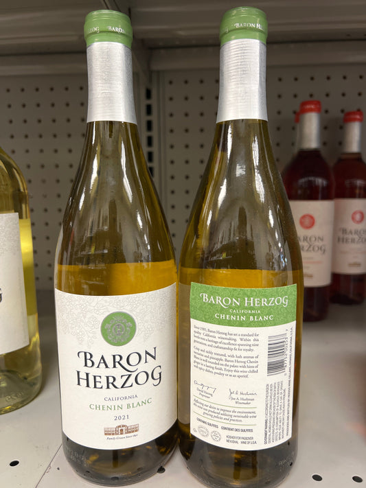Baron Herzog Chenin Blanc Mevushal