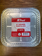 Jetfoil #2769 8” square aluminum pans with lids 5 sets.