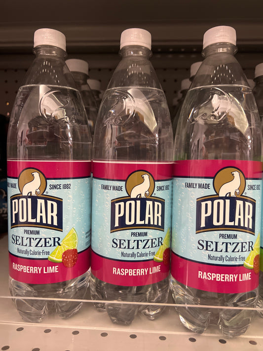 Polar premium seltzer raspberry lime 1L