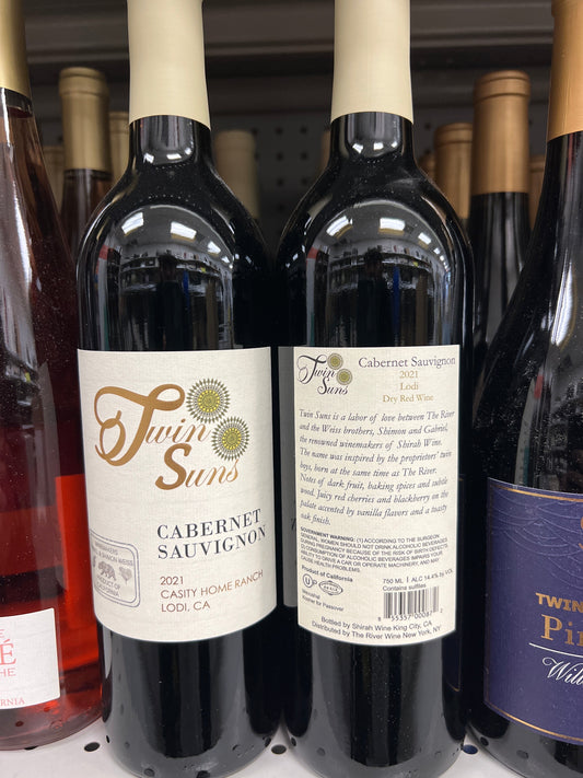 Twin Suns Cabernet Sauvignon Mevushal