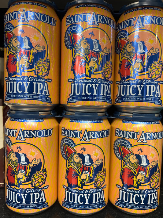Saint Arnold juicy IPA 12oz 6pk beer cans