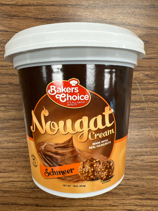 Baker’s choice nougat cream schmeer