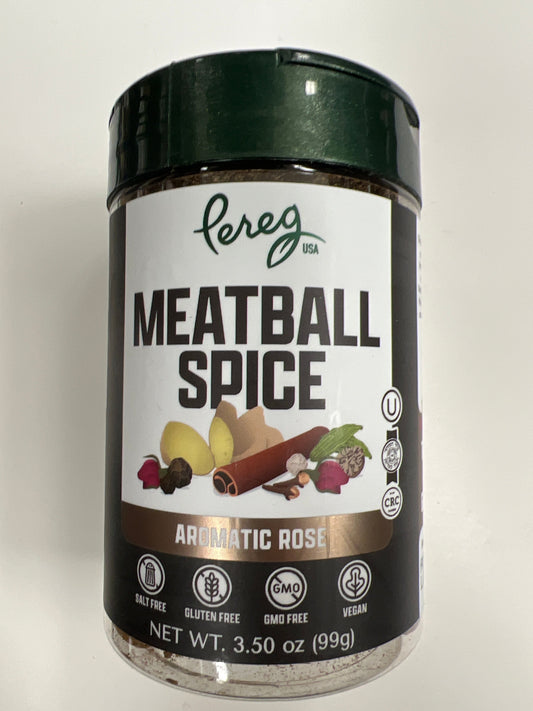 Pereg meatball spice. Aromatic rose