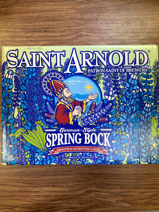 Saint Arnold spring bock. 12 bottles . 12oz