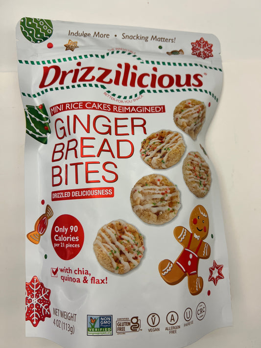 Drizzilicious ginger bread bites