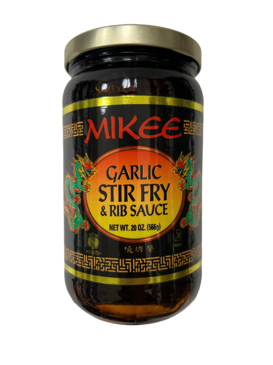 Mikee garlic stir fry and rib sauce