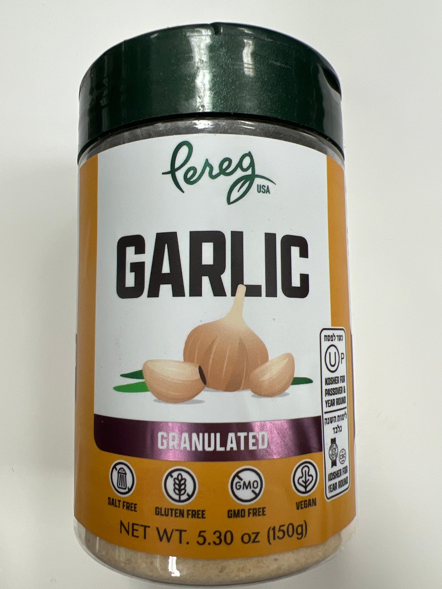 Pereg garlic. Granulated