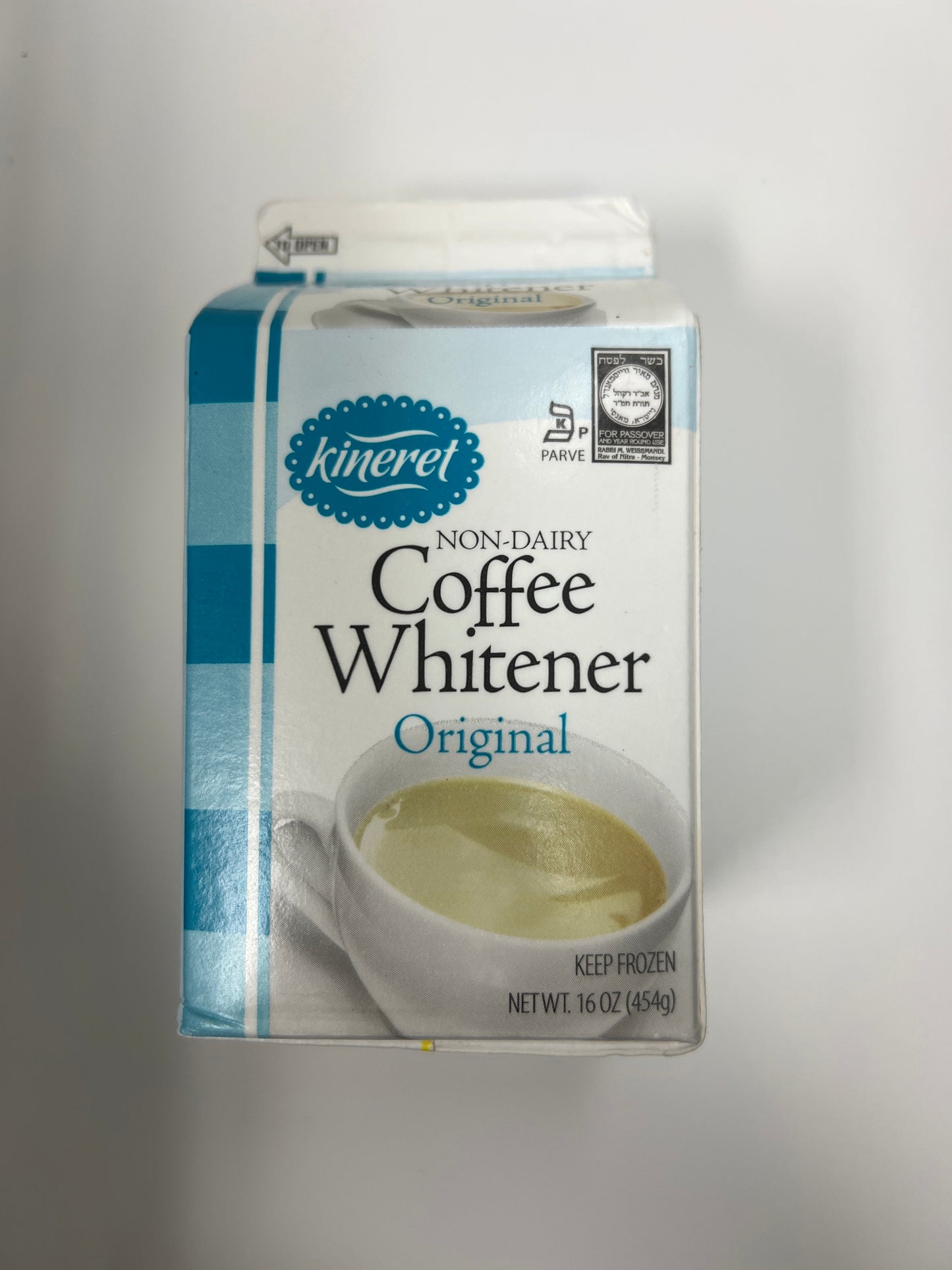 KFP Kineret non dairy coffee creamer original