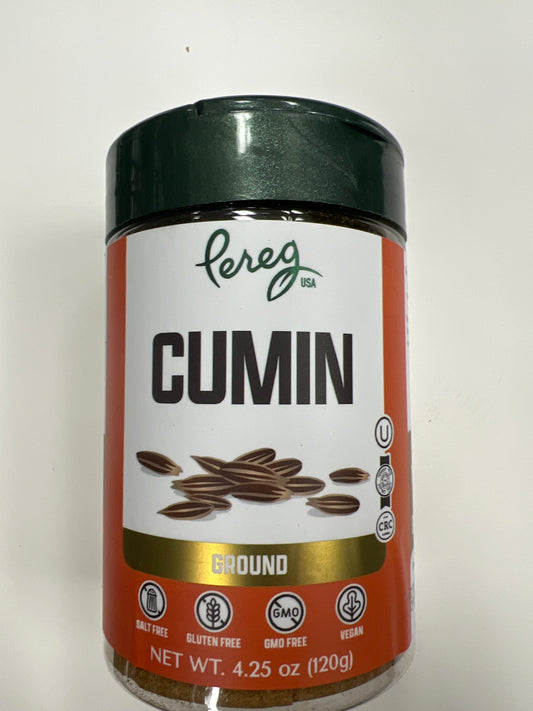 Pereg cumin. Ground