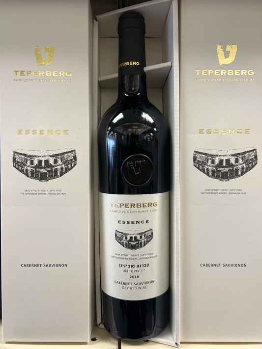 Teperberg essence Cabernet Sauvignon dry red wine. Not Mevushal
