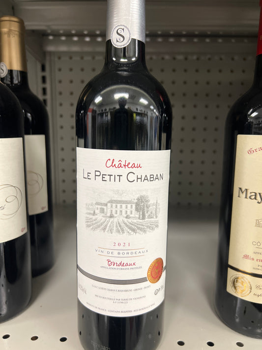 Chateau le Petit Chaban Bordeaux Rouge Mevushal