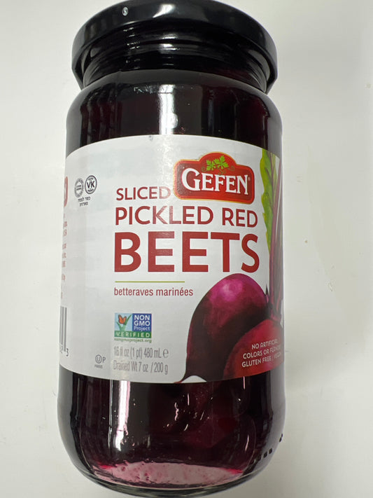 Gefen sliced pickled red beets