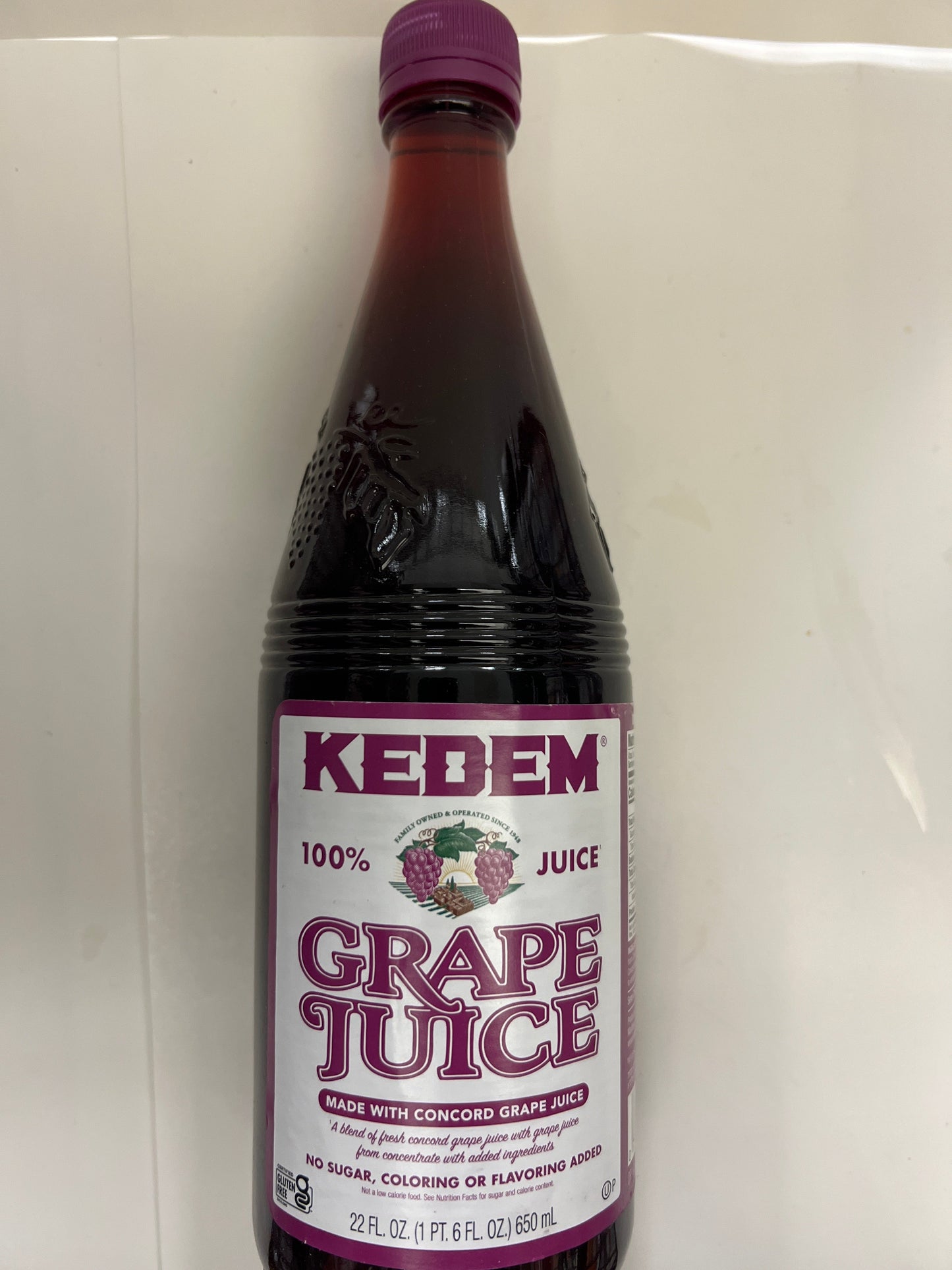 Kedem grape juice 22oz