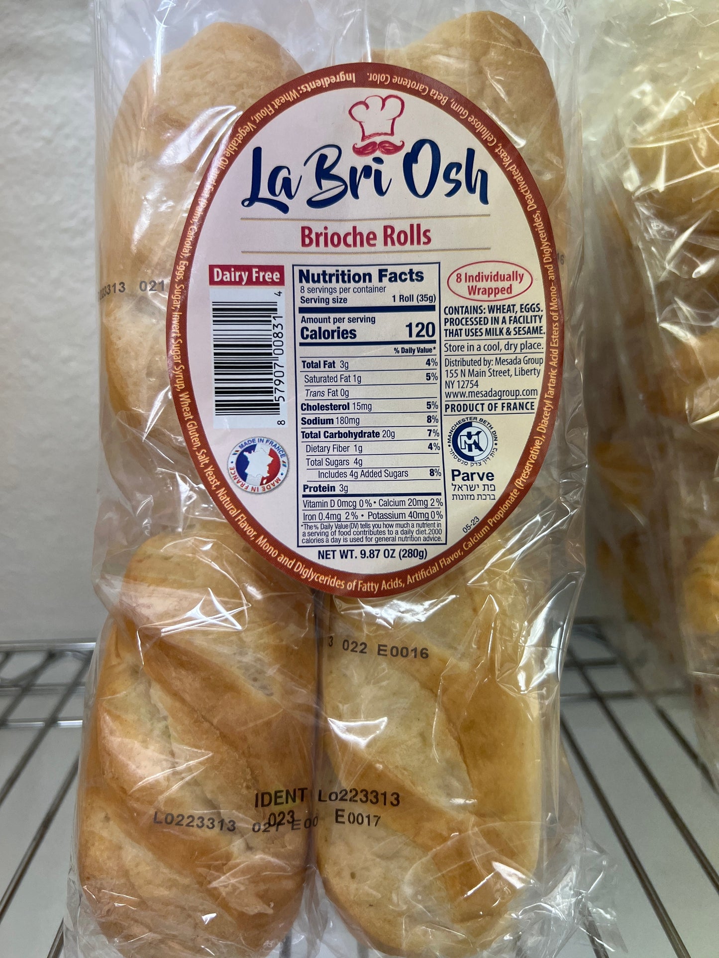 La bri osh brioche rolls mezonos