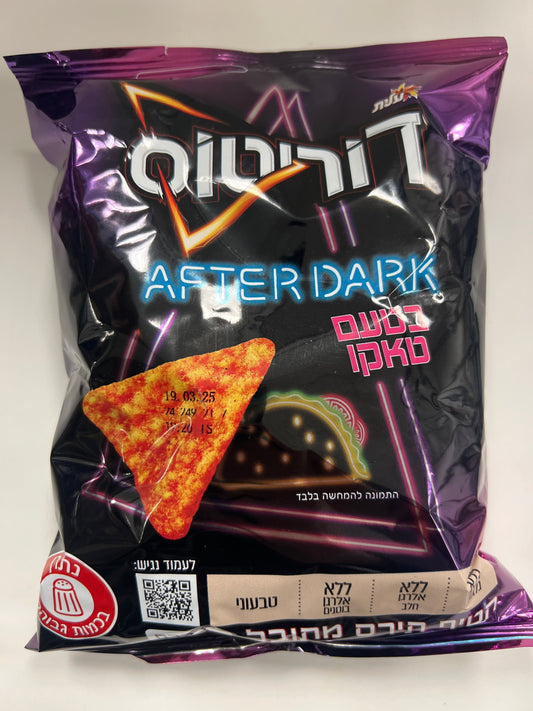 Elite doritos after dark taco flavored