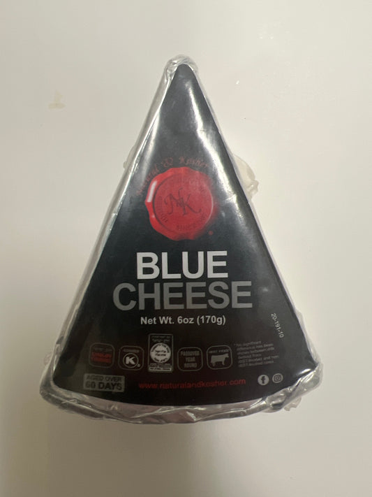 Natural kosher blue cheese
