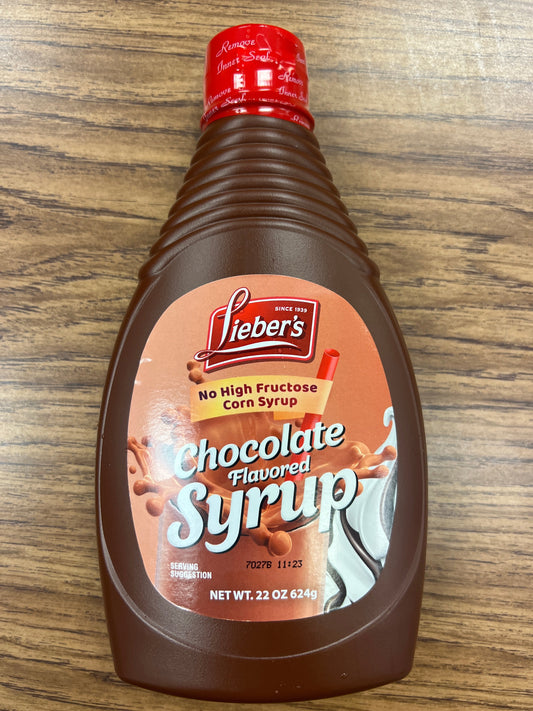 KFP liebers chocolate flavored syrup