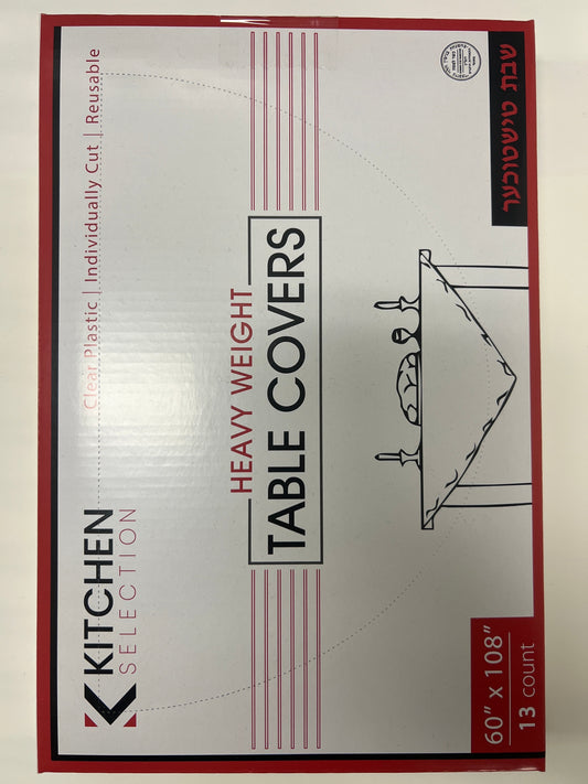 Kitchen selection table covers 60x108 13ct