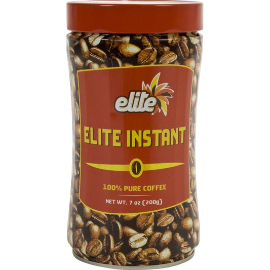 Elite instant coffee tin