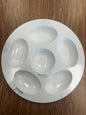 Pesach Seder plate. Hard plastic for Passover