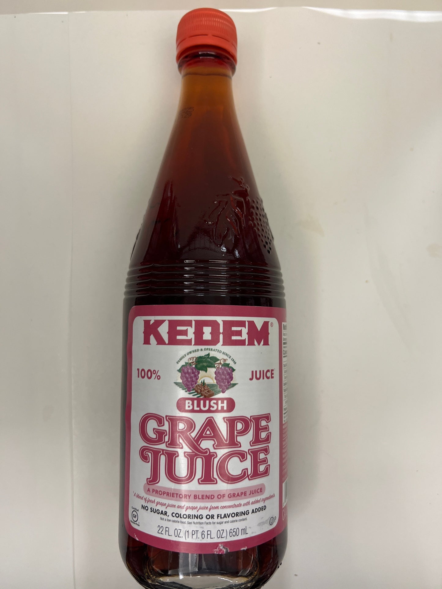 Kedem blush grape juice 22oz