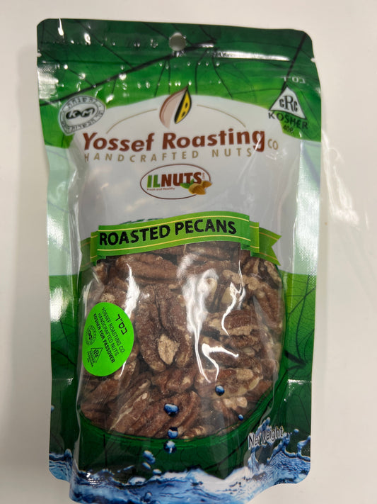 Yossef roasting roasted pecans