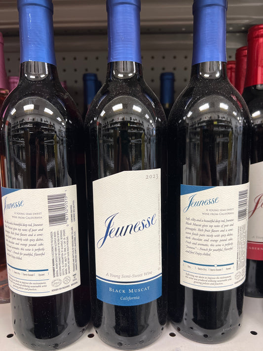 Jeunesse Black Muscat Semi Sweet California Mevushal