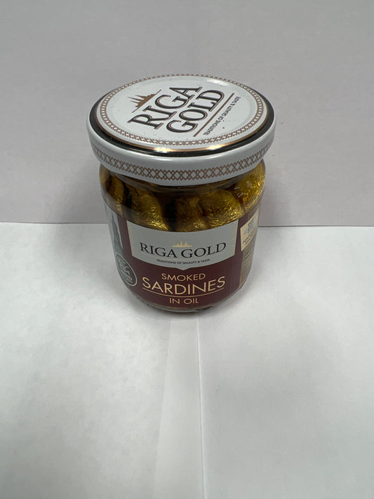 Riga gold smoked sardines in oil