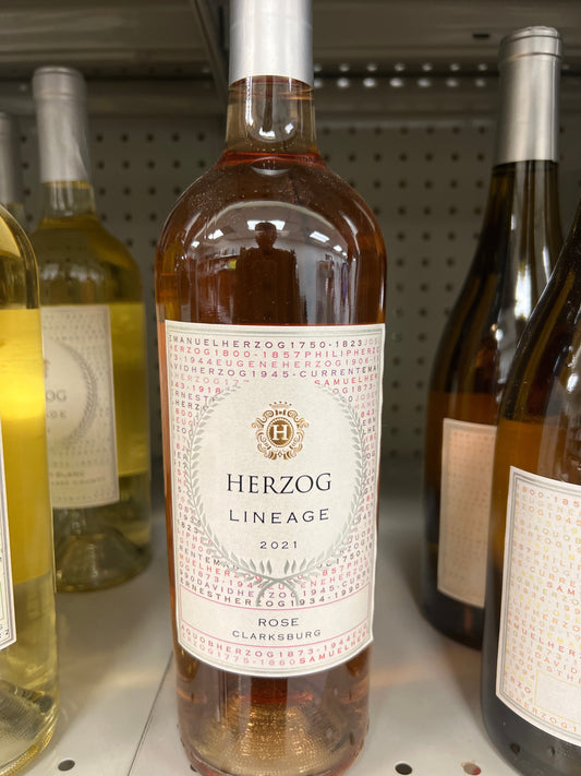 Herzog Rose Wine Lineage Clarksburg 2021 Mevushal