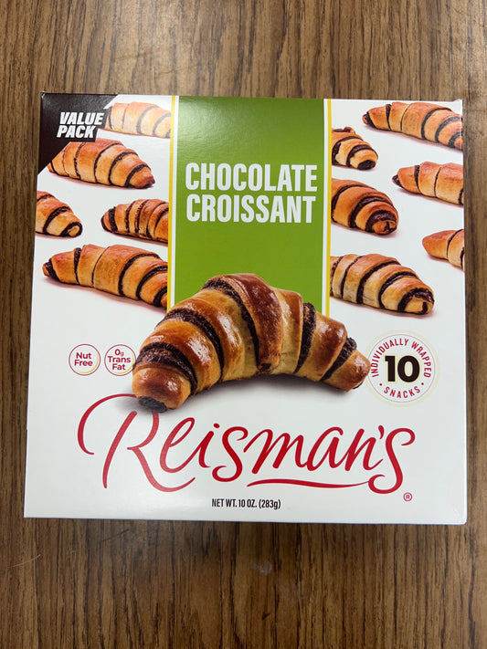 Reismans chocolate croissant individually wrapped ￼