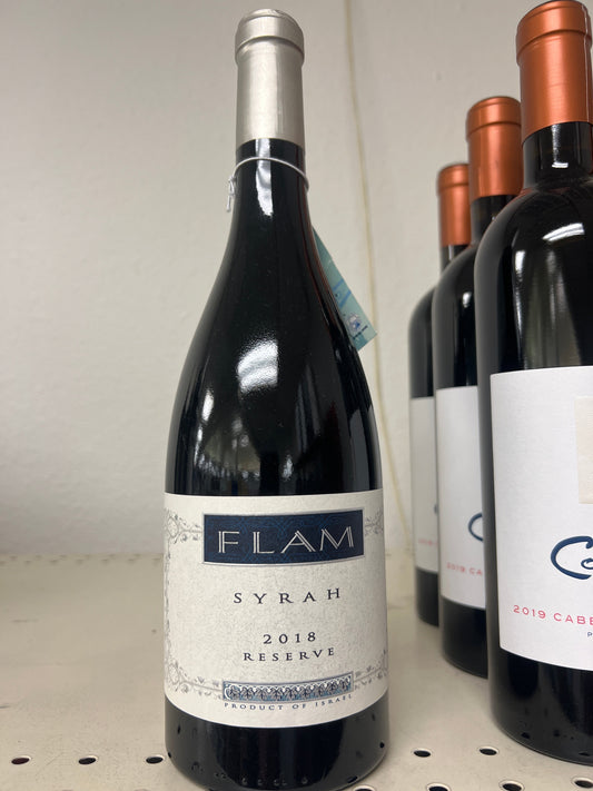 Flam Syrah Reserve Upper Galilee 2018 NOT Mevushal