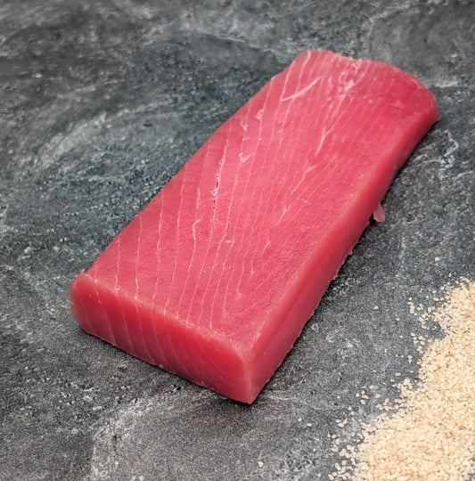 Saku AAA Tuna steak $16.09/lb. Price adjusted at checkout approximately 8oz