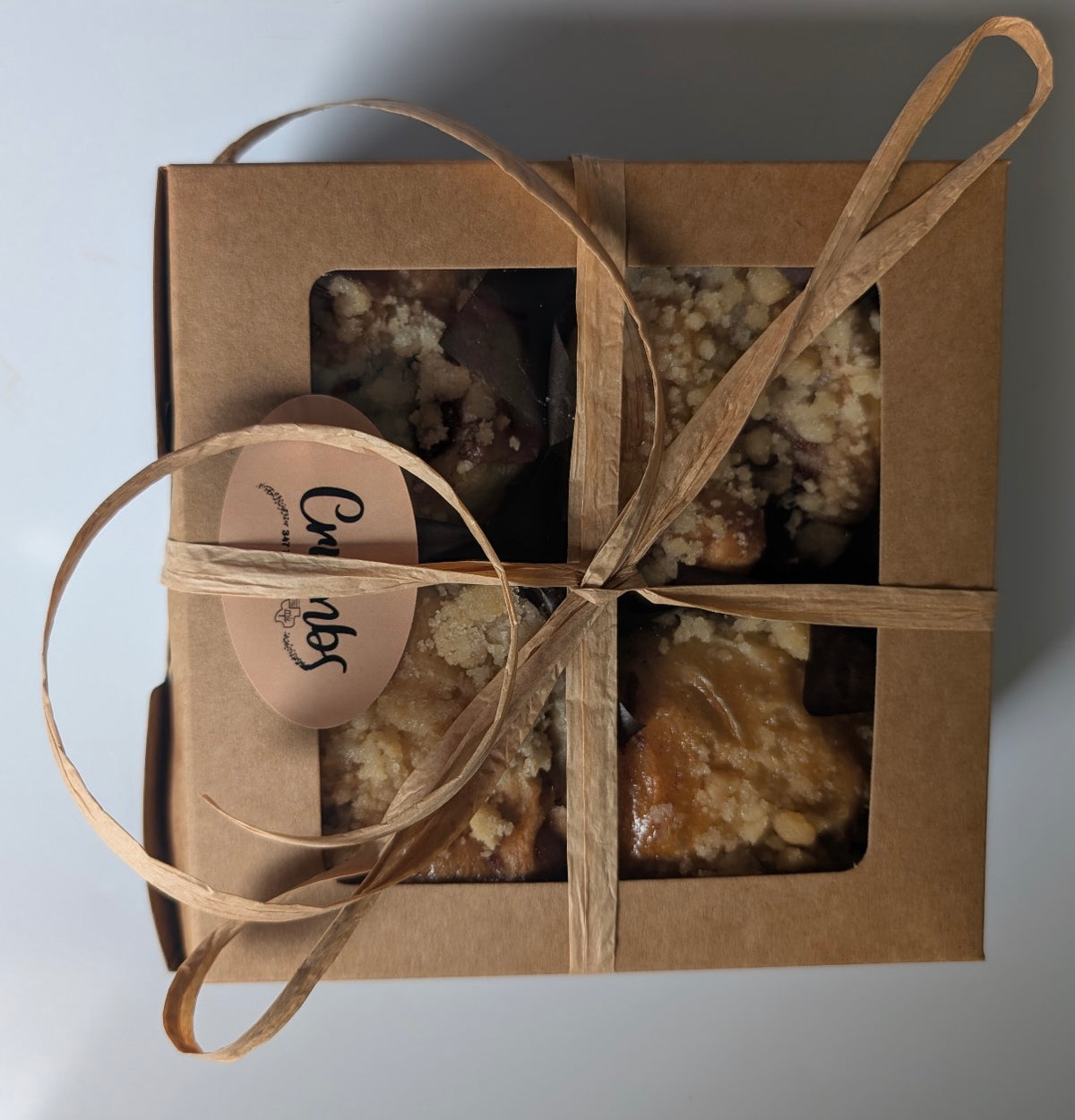 Crumbs. Box of 4 Apple Cinnamon Sourdough Babkas