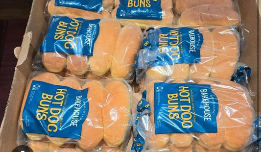 Crusters, Brooklyn bakehouse. Hot dog buns. Mezonos