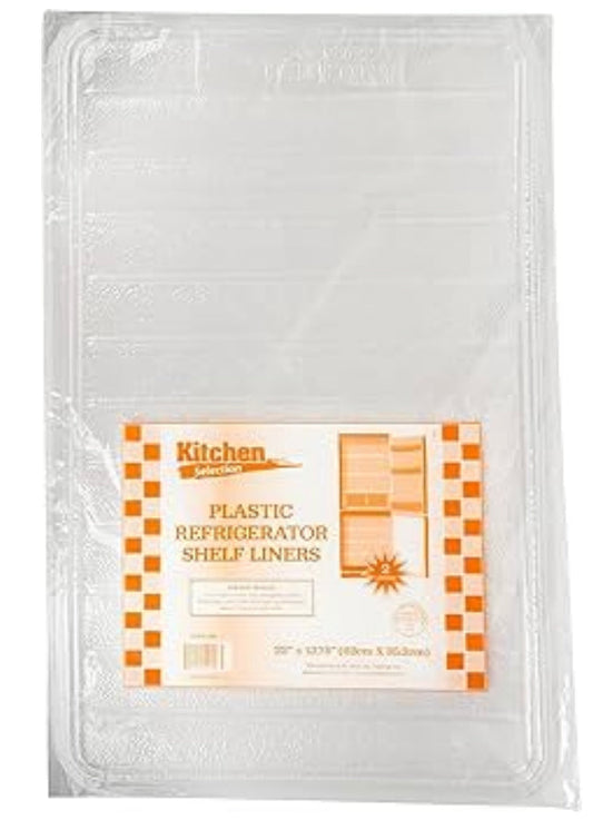 Kitchen selection. Fridge shelf liner Blue Sky Extra-Durable Disposable Refrigerator Shelf Liners (2 Pack) - 22"x13.75" | Premium Plastic Kitchen Organizers