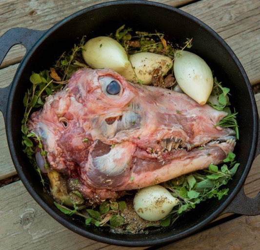 Lamb head. For rosh hashana