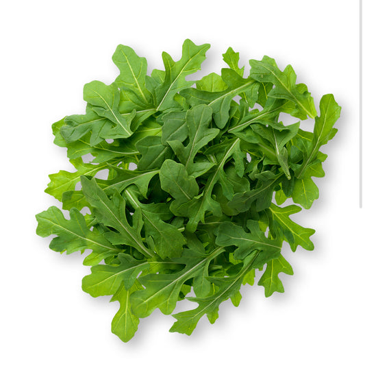 Zesty delight arugula washed and ready