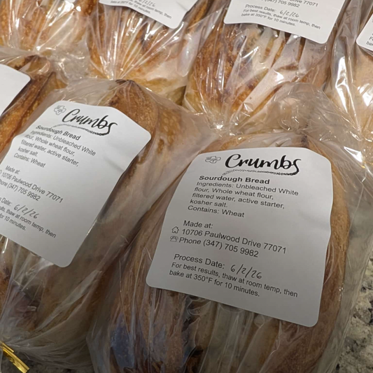 Crumbs sourdough FROZEN plain loaf