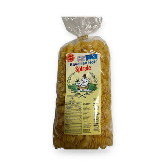 Bavarian hof spiral egg noodles