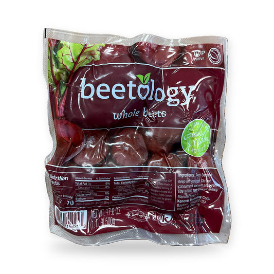 Beetology cooked and ready to eat whole beets. oup year round